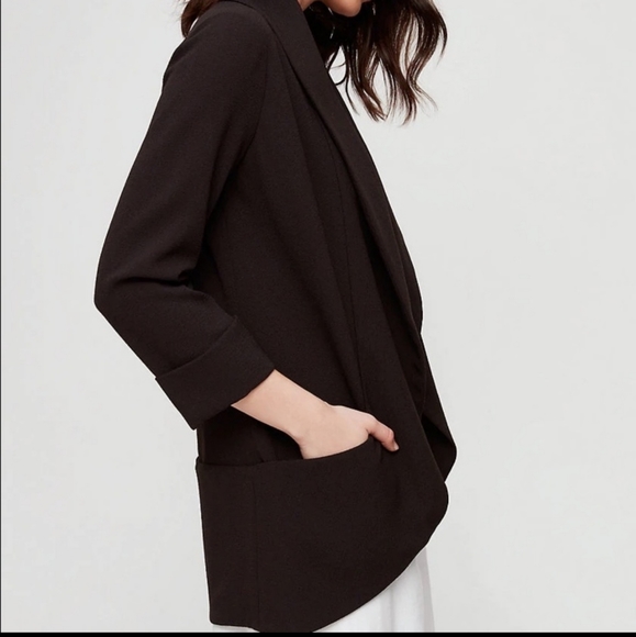 Wilfred | Black Chevalier open jacket / blazer - Picture 2 of 9